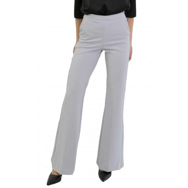 Pantaloni flare sartoriali vita alta pinces Imperial